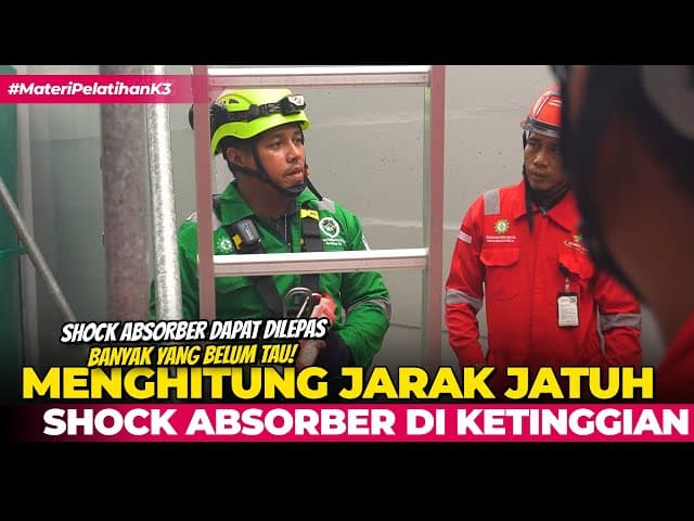 Menghitung Jarak Jatuh Shock Absorber Pada Pekerjaan Atap