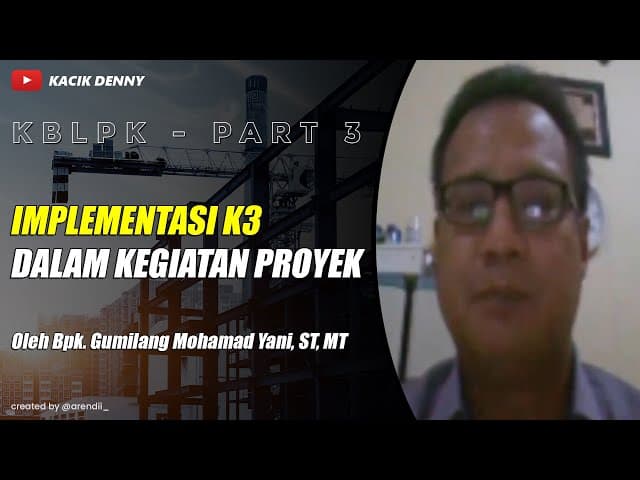 Peraturan Perundangan K3 Konstruksi Bangunan