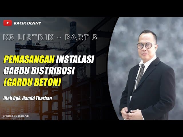 Pemasangan Instalasi Gardu Distribusi | Gardu Beton