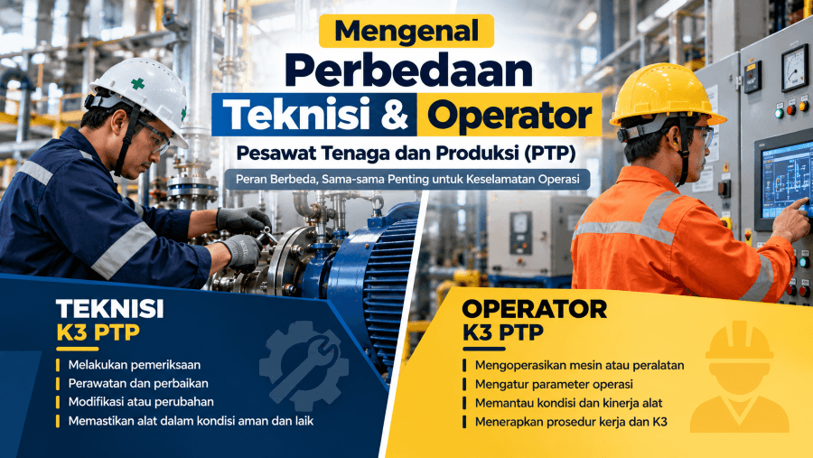 Mengenal Perbedaan Teknisi dan Operator Pesawat Tenaga dan Produksi (PTP)