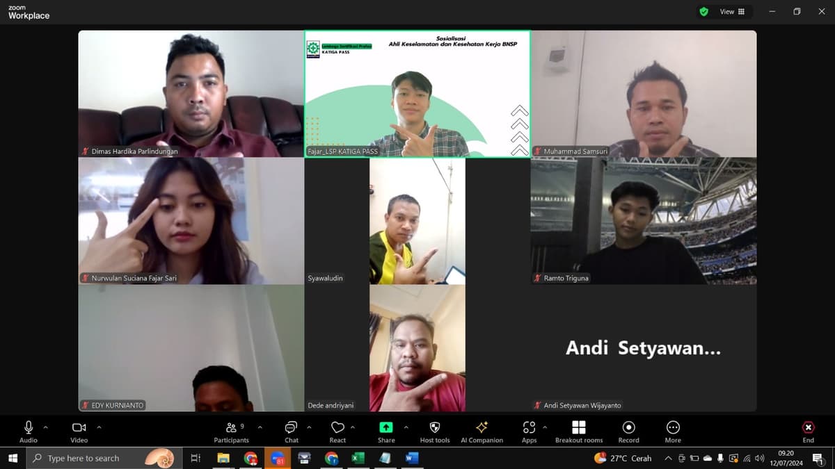 Ahli K3 BNSP Batch 18