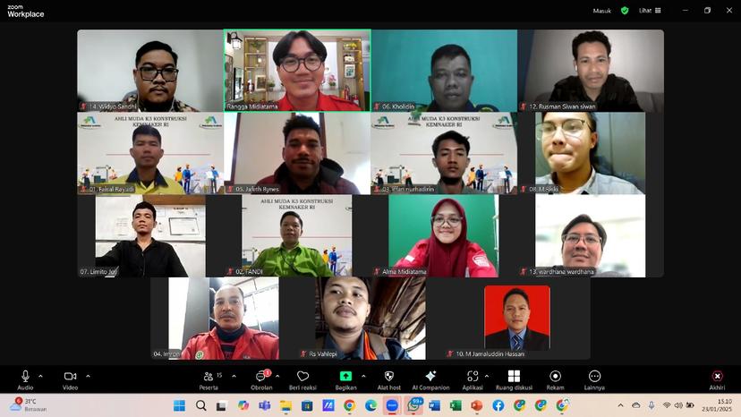 Ahli Muda K3 Konstruksi Batch 138