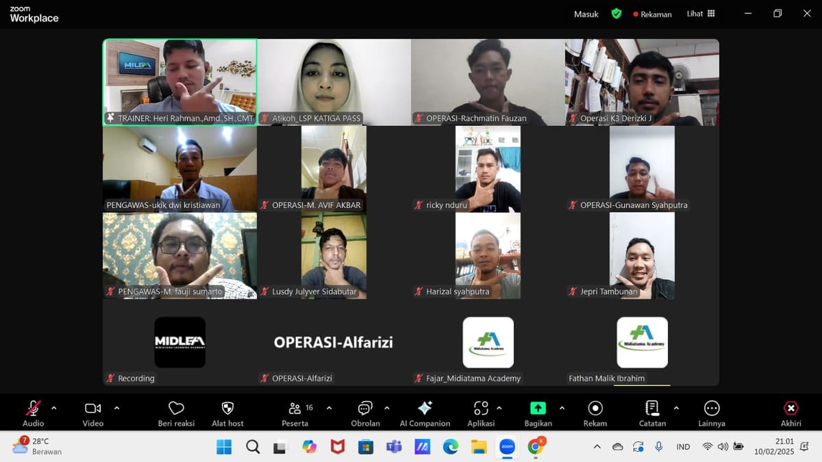 Petugas Keselamatan dan Kesehatan Kerja Batch 3
