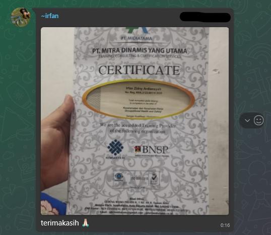Ahli K3 BNSP Batch 36