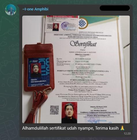 Tenaga Kerja Bangunan Tinggi Tingkat 2 (TKBT) Batch 135