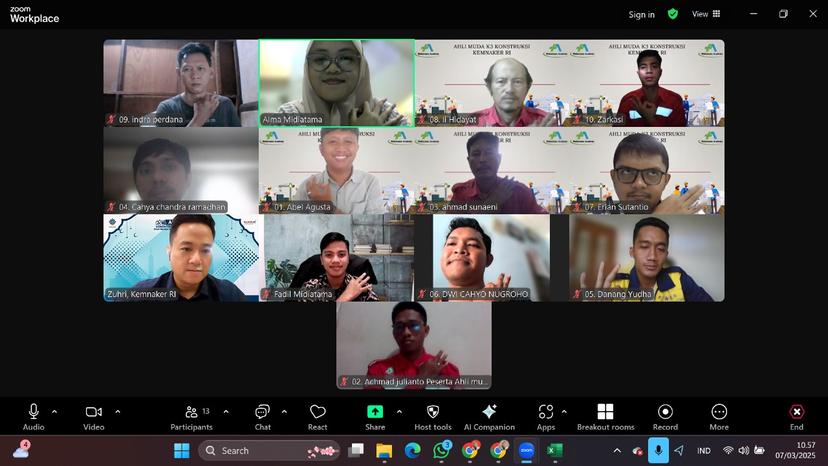 Ahli Muda K3 Konstruksi Batch 141