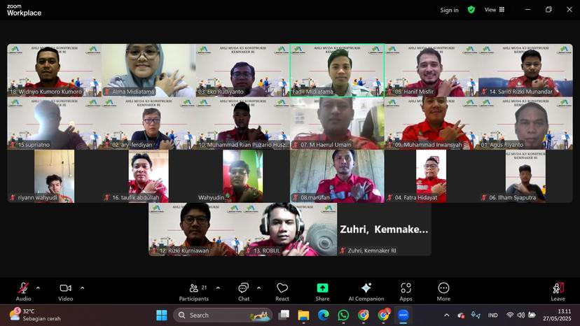 Ahli Muda K3 Konstruksi Batch 146