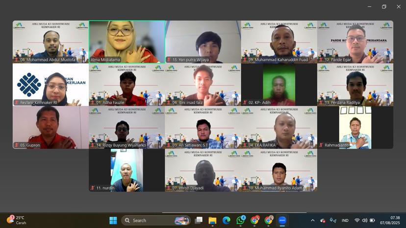 Ahli Muda K3 Konstruksi Batch 151