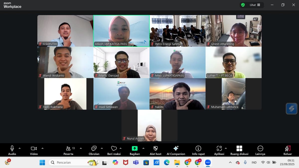 Operator Keselamatan dan Kesehatan Kerja Batch 16