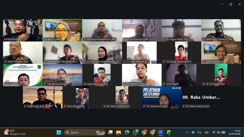 Ahli Muda K3 Konstruksi Batch 168