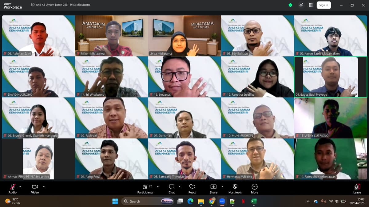 Ahli K3 Umum Batch 258