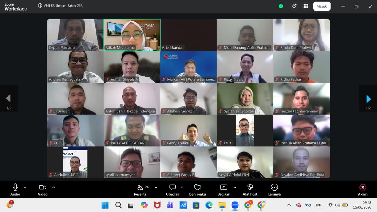 Ahli K3 Umum Batch 263