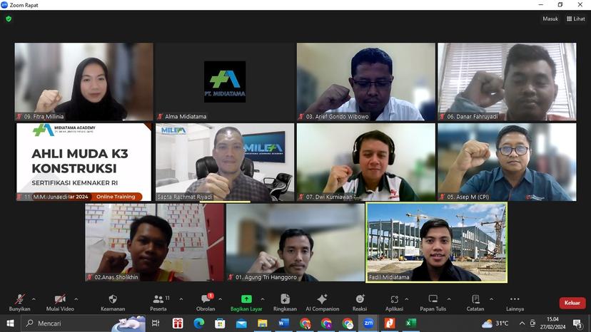 Ahli Muda K3 Konstruksi Batch 112