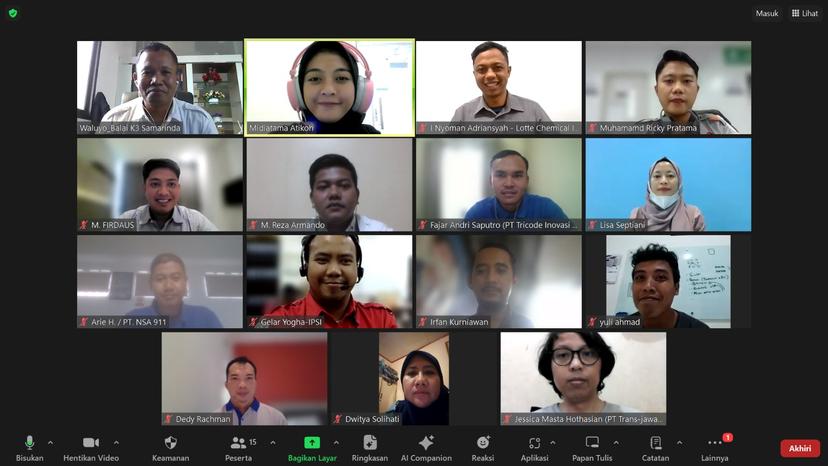 Ahli K3 Muda Lingkungan Kerja Batch 8
