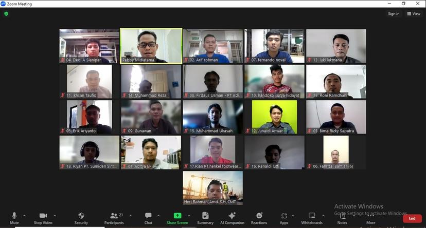 Teknisi K3 Ruang Terbatas Batch 14