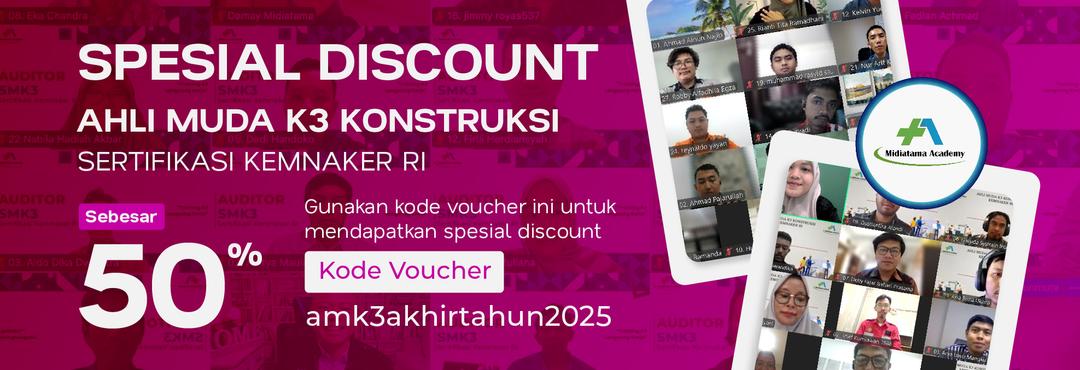 Gambar promo Ahli Muda K3 Konstruksi Batch 161