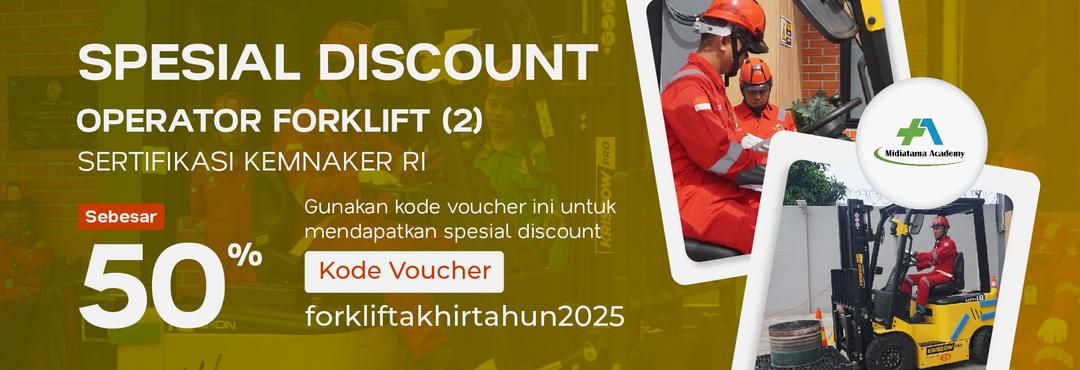 Gambar promo Operator Forklift (Kelas 2) Batch 41