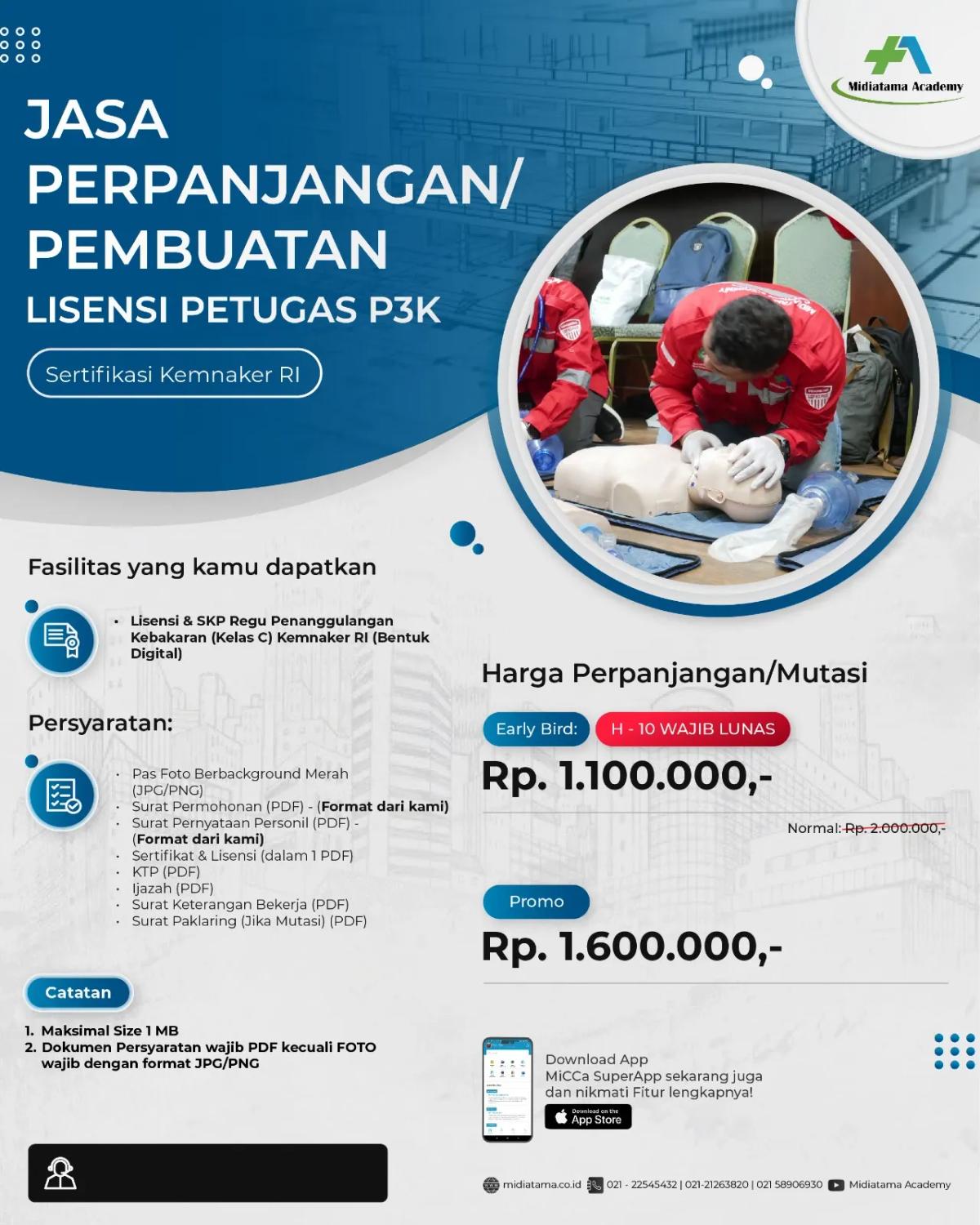 Petugas P3K Batch 8 LISENSI