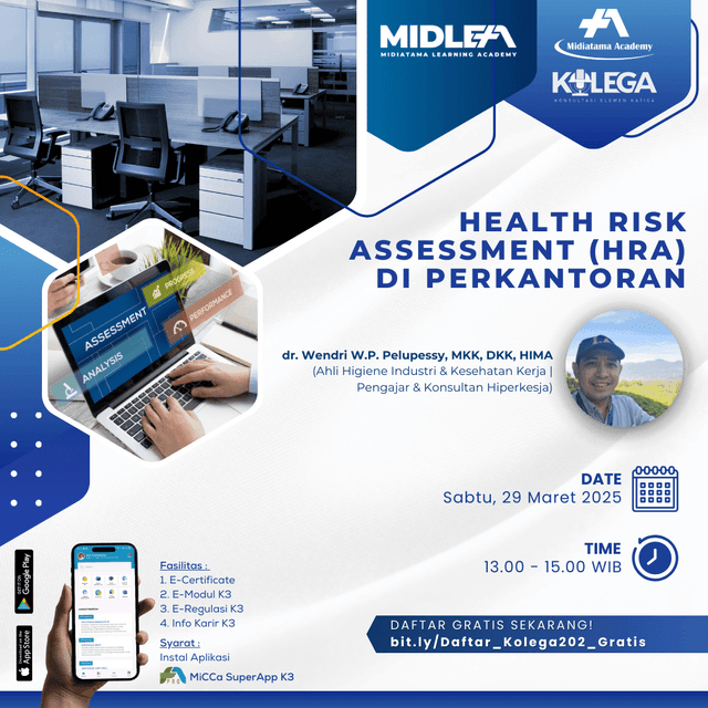 Health Risk Assessment (HRA) di Perkantoran Batch 1