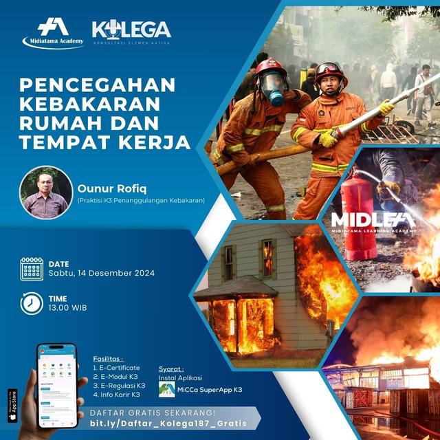 Pencegahan Kebakaran di Rumah dan Tempat Kerja Batch 1