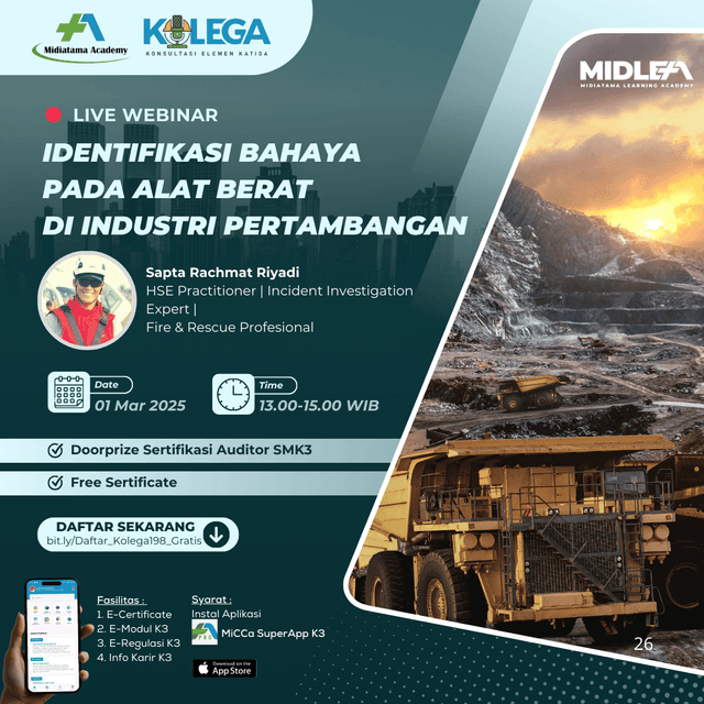 Identifikasi Bahaya Pada Alat Berat Pertambangan Batch 1