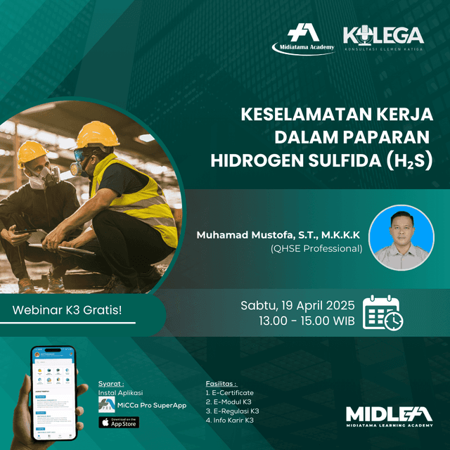 Keselamatan Kerja dalam Paparan Hidrogen Sulfida (H₂S) Batch 1