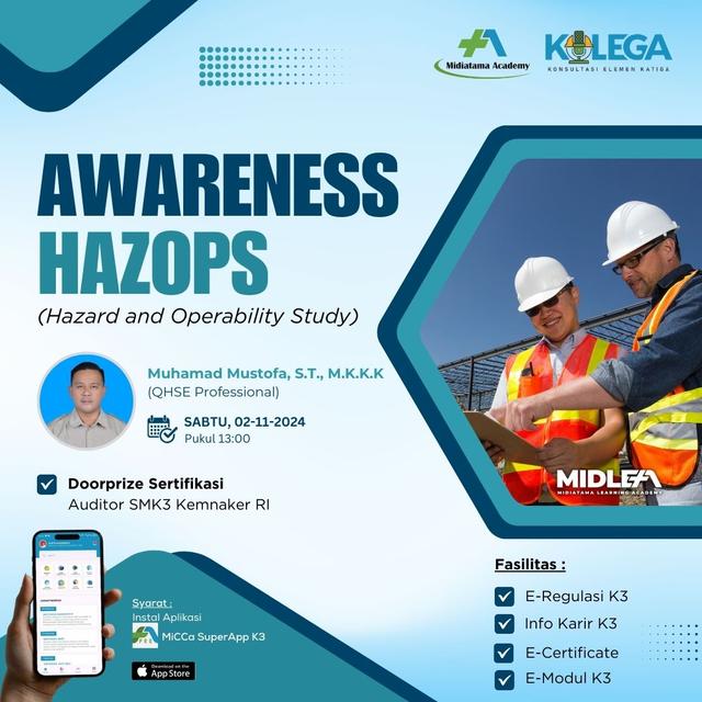 Awareness Hazard and Operability Study (HAZOPS) Batch 1