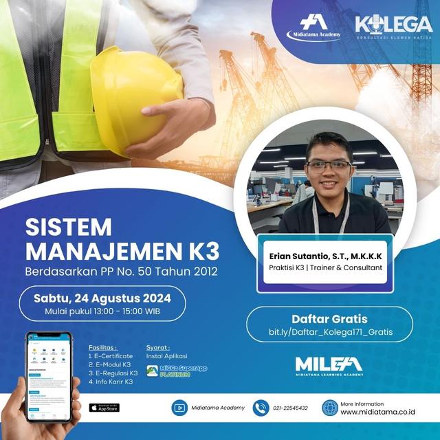 Sistem Manajemen K3 (SMK3) Berdasarkan PP 50 Tahun 2012 Batch 1