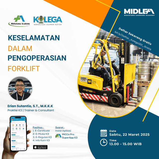 Keselamatan dalam Pengoperasian Forklift Batch 1