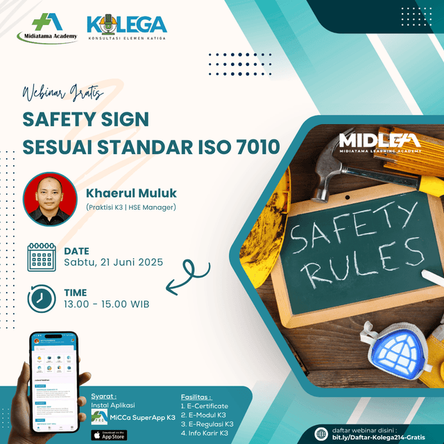 Safety Sign Sesuai Standar ISO 7010 Batch 1