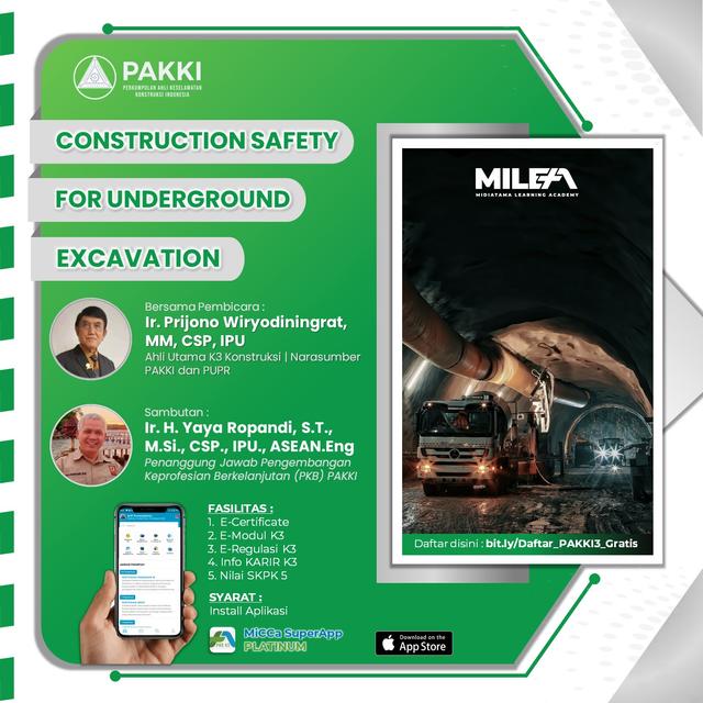 Construction Safety For Underground Excavation Batch 1