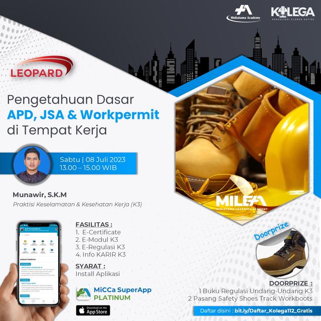 Pengetahuan Dasar APD, JSA dan Workpermit di Tempat Kerja Batch 2
