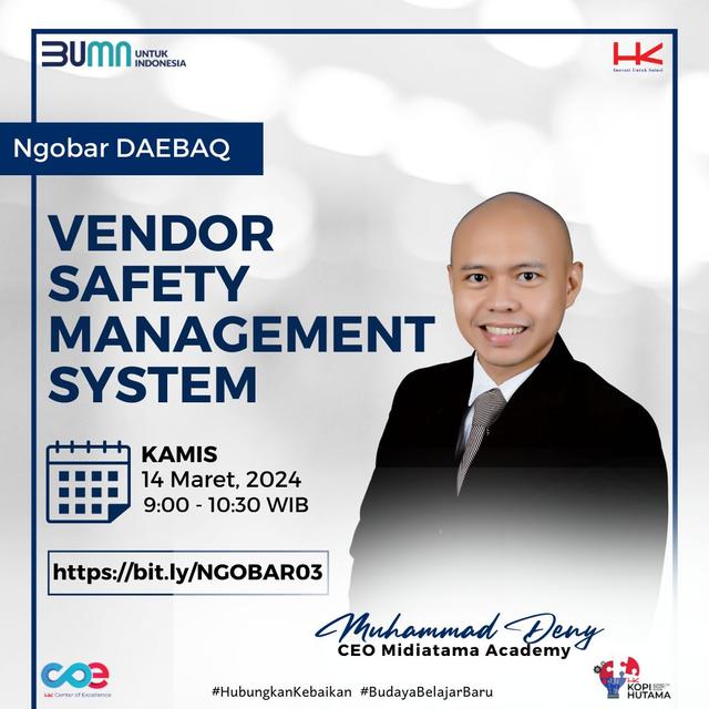 Pengendalian Vendor Dari Aspek SMK3 Batch 1