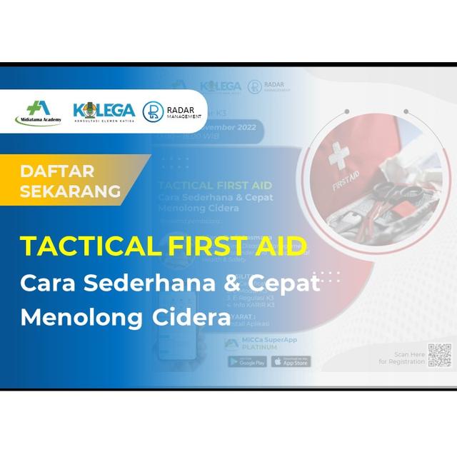 Tactical First Aid Batch 1