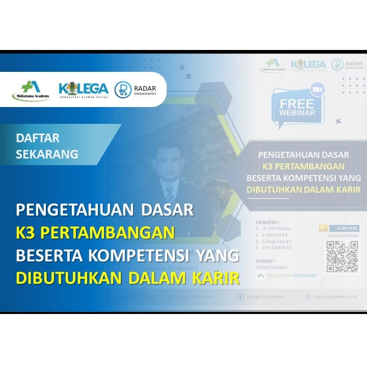 Pengetahuan Dasar K3 Pertambangan beserta Kompetensi yang dibutuhkan dalam Karir Batch 1