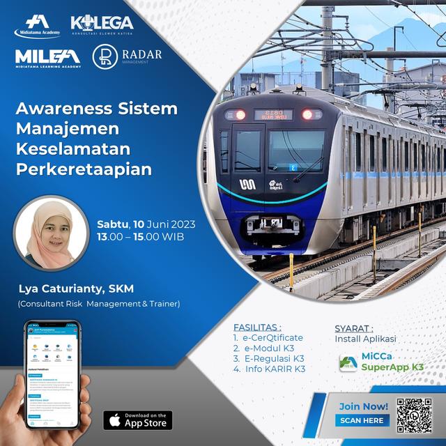 Awareness Sistem Manajemen Keselamatan Perkeretaapian Batch 1