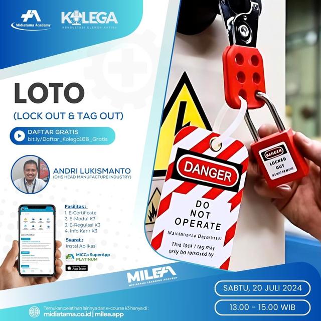 Lock Out & Tag Out (LOTO) Batch 1