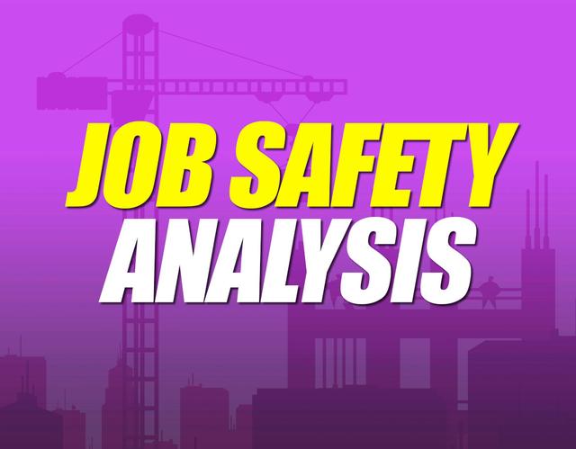 Workshop Job Safety Analysis (JSA) Batch 1