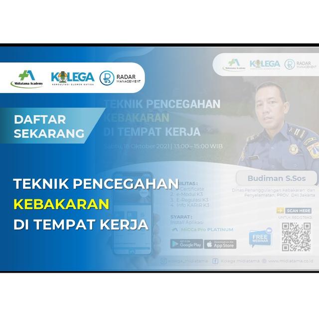 Teknik Pencegahan Kebakaran di Tempat Kerja Batch 1