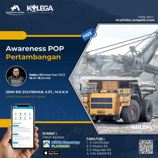 Awareness POP Pertambangan Batch 1