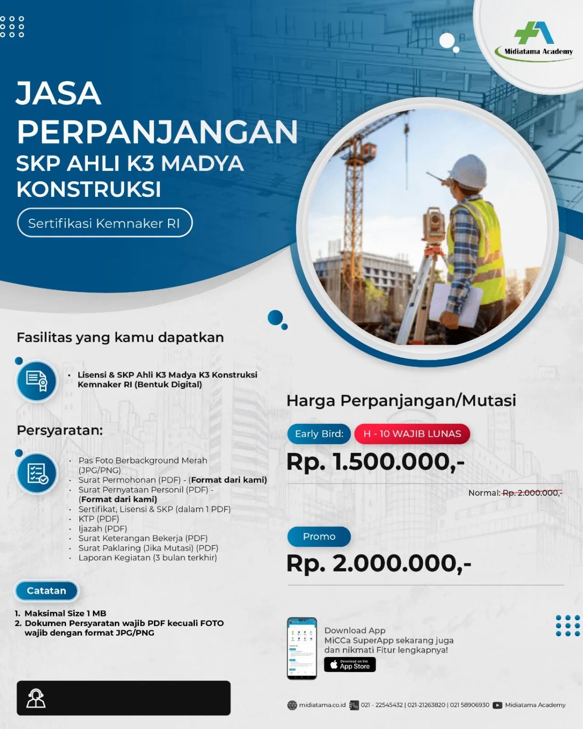 Ahli Madya K3 Konstruksi Batch 5 SKP