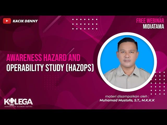 Awareness Hazard and Operability Study (HAZOPS)