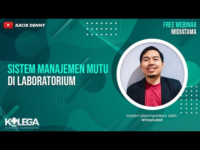 Sistem Manajemen Mutu di Laboratorium