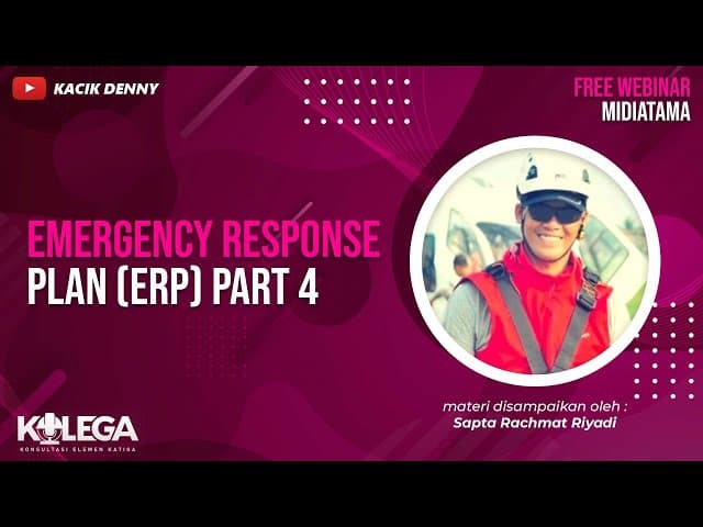 Emergency Response Plan (ERP) Part 4