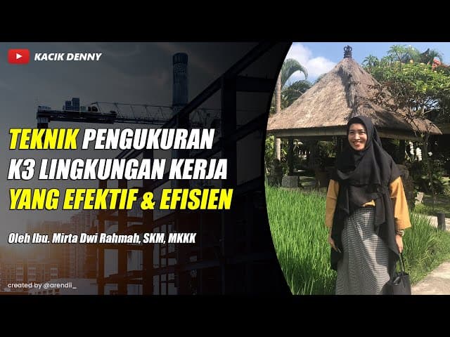 Teknik Pengukuran Lingkungan Kerja Ibu Mirta Dwi Rahma