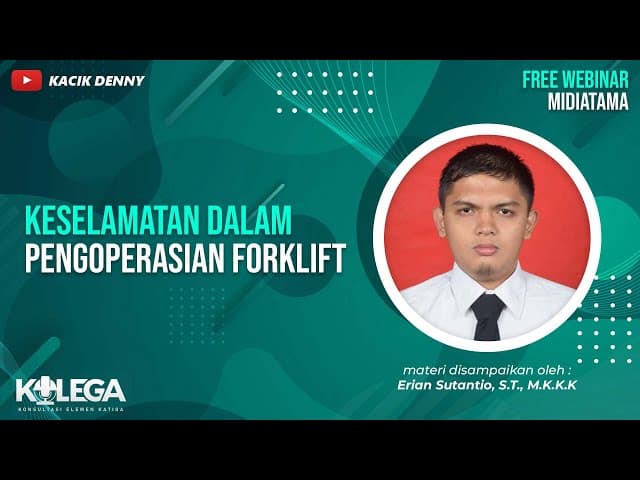 Keselamatan dalam Pengoperasian Forklift