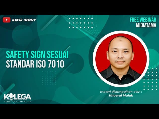 Safety Sign Sesuai Standar ISO 7010