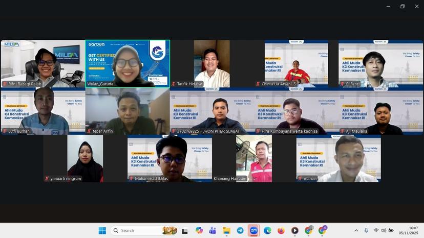 Ahli Muda K3 Konstruksi Batch 158