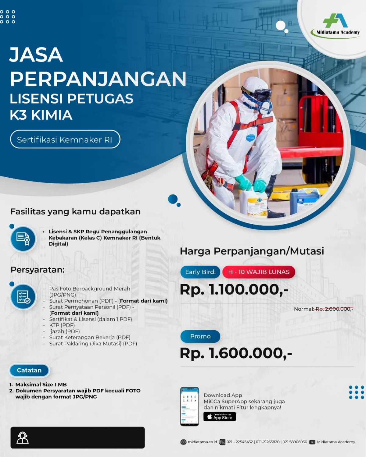 Petugas K3 Kimia Batch 5 LISENSI