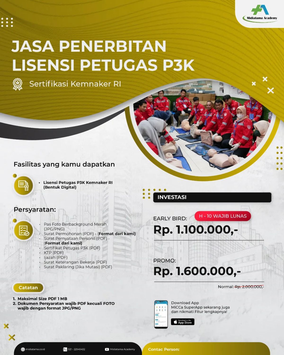 Petugas P3K Batch 9 LISENSI